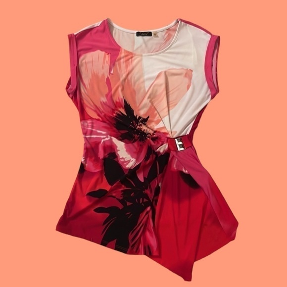 FYLO Tops - FYLO London top bright orange 🍊 and multi colored top